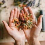 naturopathy Person Holding Herbs and Spices