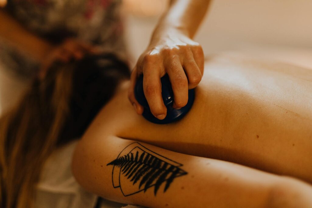 A therapeutic massage session for fibromyalgia pain relief in Vaughan clinic