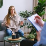 Naturopathic doctor in Vaughan discussing natural mental health support with a patient
