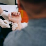 Physiotherapist in Vaughan assessing a patient hand pain
