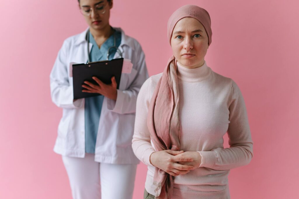 naturopathic doctor consulting with a cancer patient in Newmarket
