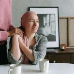 A naturopathic doctor in Vaughan consulting with a cancer patient about herbal remedies