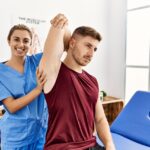 Chiropractor in Newmarket adjusting a patient's spine to help restore mobility for an active lifestyle