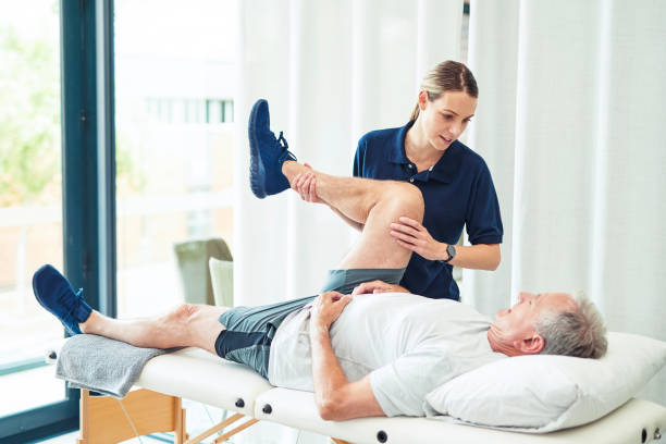 Chiropractor in Newmarket providing gentle joint adjustment for arthritis patient