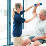 Post-surgical physiotherapy session at PhysioChiroWellness in Newmarket