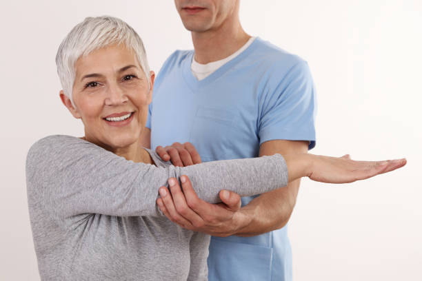 Senior woman smiling after receiving chiropractic care at Vaughan wellness clinic
