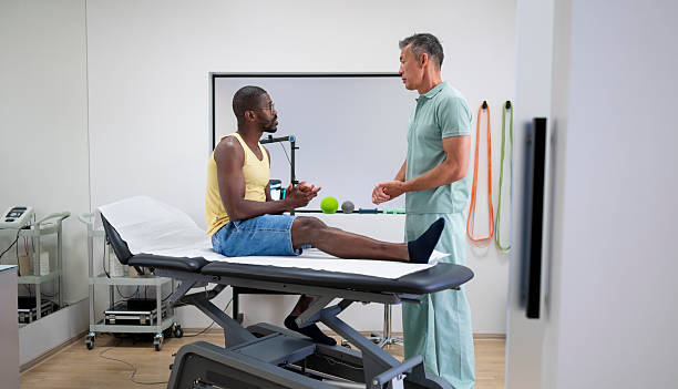 Chiropractor in Vaughan helping athlete recover from sports injury at PhysioChiroWellness clinic.