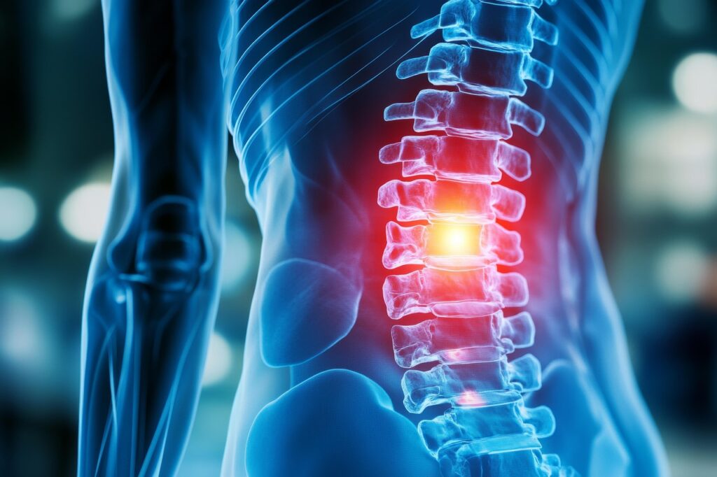 PhysioChiroWellness Physiotherapist in Newmarket assessing a patient with a herniated disc lower back pain